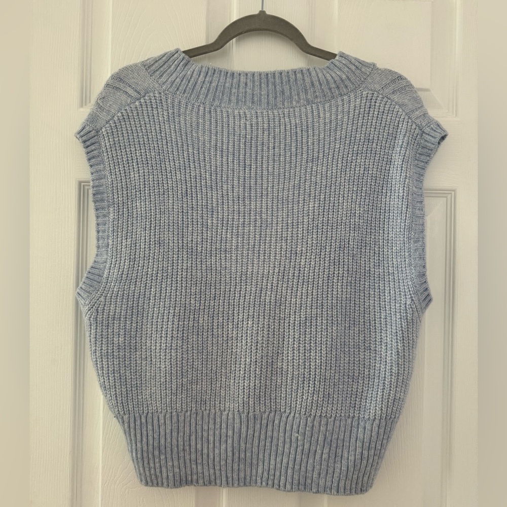Blue sweater vest - Picture 2 of 3